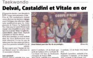 COUPE INTERNATIONALE D' ALBI : 3 médailles d'or !