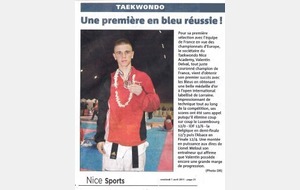 NICE MATIN du 01/04/2011