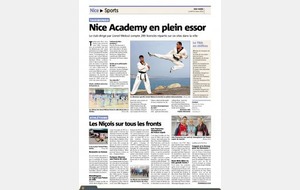 LES HONNEURS DE NICE MATIN DU 12/03/2012