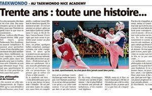 Nice Matin du 11 Mai 2019 pour les 30 ans du Club