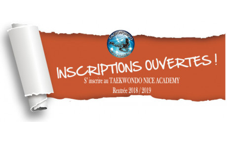 OUVERTURE DES INSCRIPTIONS 2018 /2019 