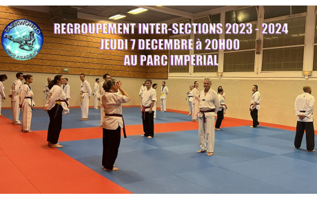 1er REGROUPEMENT INTER SECTIONS 2023 2024